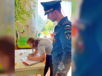 В Починковском районе сотрудники МЧС провели профилактические беседы о пожарной безопасности