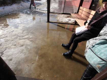 Смоленская Венеция: после снегопадов и оттепелей город поплыл