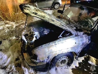 В Смоленской области вспыхнула «Волга»