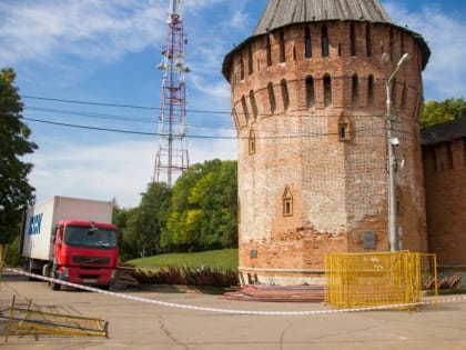 В Смоленске приступили к ремонту Громовой башни