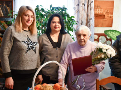 Жительница села Талашкино Туркова Мария Ниловна отметила 95-летний юбилей