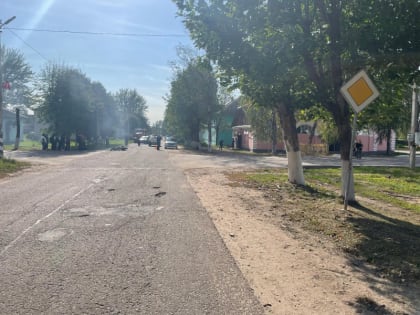 В Рославльском районе в ДПТ пострадал 13-летний водитель мопеда