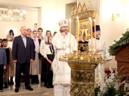 Семья Героя России из Смоленской области встретила Рождество с Владимиром Путиным