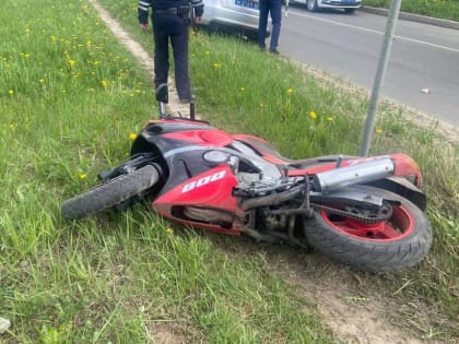 В Смоленске полицейские устроили погоню за мотоциклом без номеров