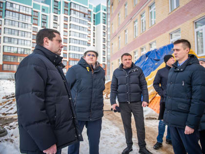 Губернатор проинспектировал строящиеся социальные объекты в Смоленске