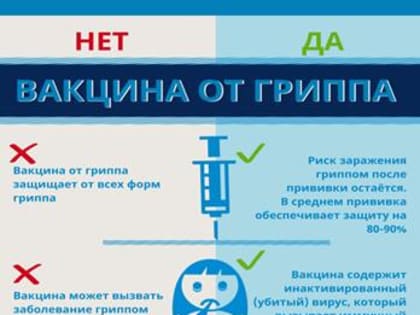 Вакцинация от гриппа: да или нет?