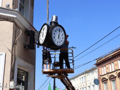 В Смоленске на Большую Советскую вернулись часы