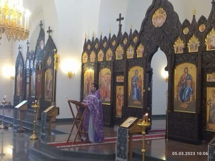 Праздник Торжества Православия в Благовещенском соборе г.Гагарин