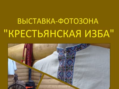 7 ЭКСПОНАТОВ ВЫСТАВКИ  "КРЕСТЬЯНСКАЯ ИЗБА"