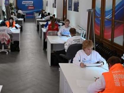 Смоленские волонтёры начали работу в колл-центре избирательного штаба Владимира Путина