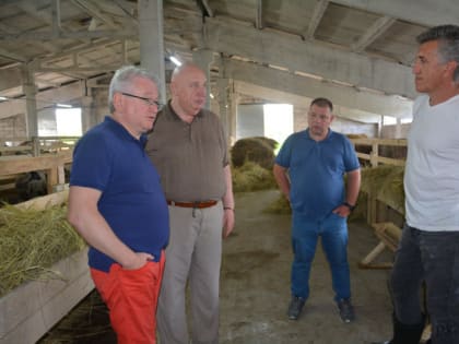 Юрий Иванович Ивашкин посетил сельхозпредприятие ООО «Тексель»