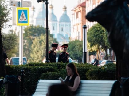 Казачьи дружины рассказали о патрулировании сада 