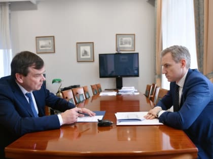 Василий Анохин «сверил часы» с замминистра культуры РФ Владимиром Осинцевым по восстановлению Смоленской крепостной стены