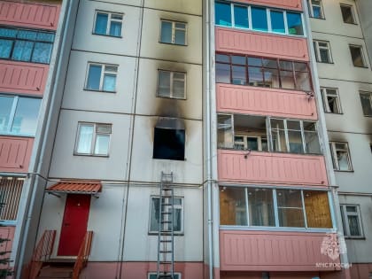 В Ельне при пожаре спасатели эвакуировали жильцов многоквартирного дома