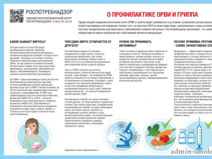 Как обезопасить себя от ОРВИ, гриппа и COVID-19?