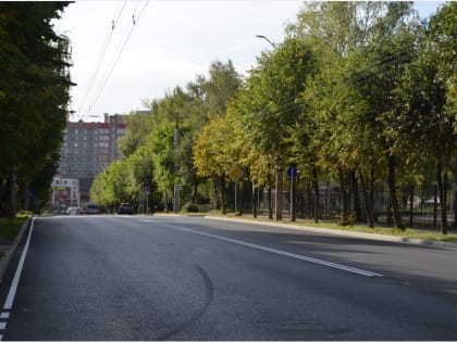 В Смоленске завершен ремонт улицы Румянцева