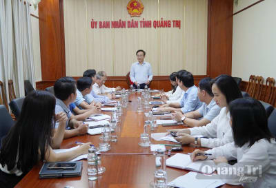 Họp bàn tổ chức Hội thi Sáng tạo kỹ thuật tỉnh Quảng Trị lần thứ nhất