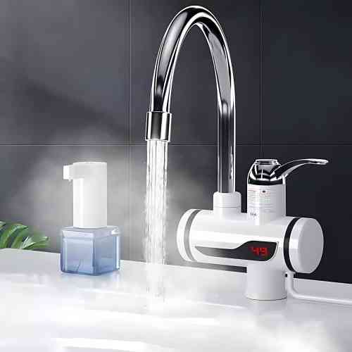 𝐖𝐢𝐧𝐭𝐞𝐫'𝐬 𝐖𝐚𝐫𝐦𝐭𝐡 Mini Instant Tap Water Geyser, Instant Water Heater for Kitchen Tap | Hot Water Tap Geyser for Winter, Instant Hot Tap Geyser 
