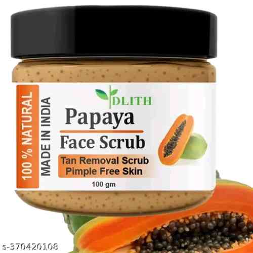 Papaya face scrub 