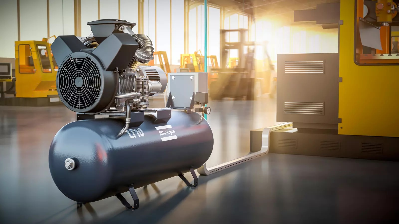 Industrial Piston Compressor - High Pressure ≥15 bar