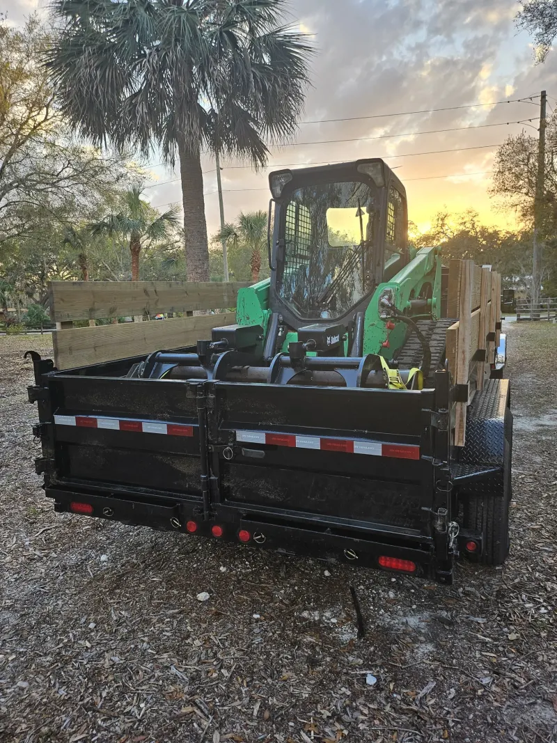 Skid Steer clearing brush