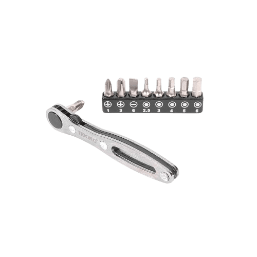 Set Mata Obeng Ratchet Sisipan 9 Buah