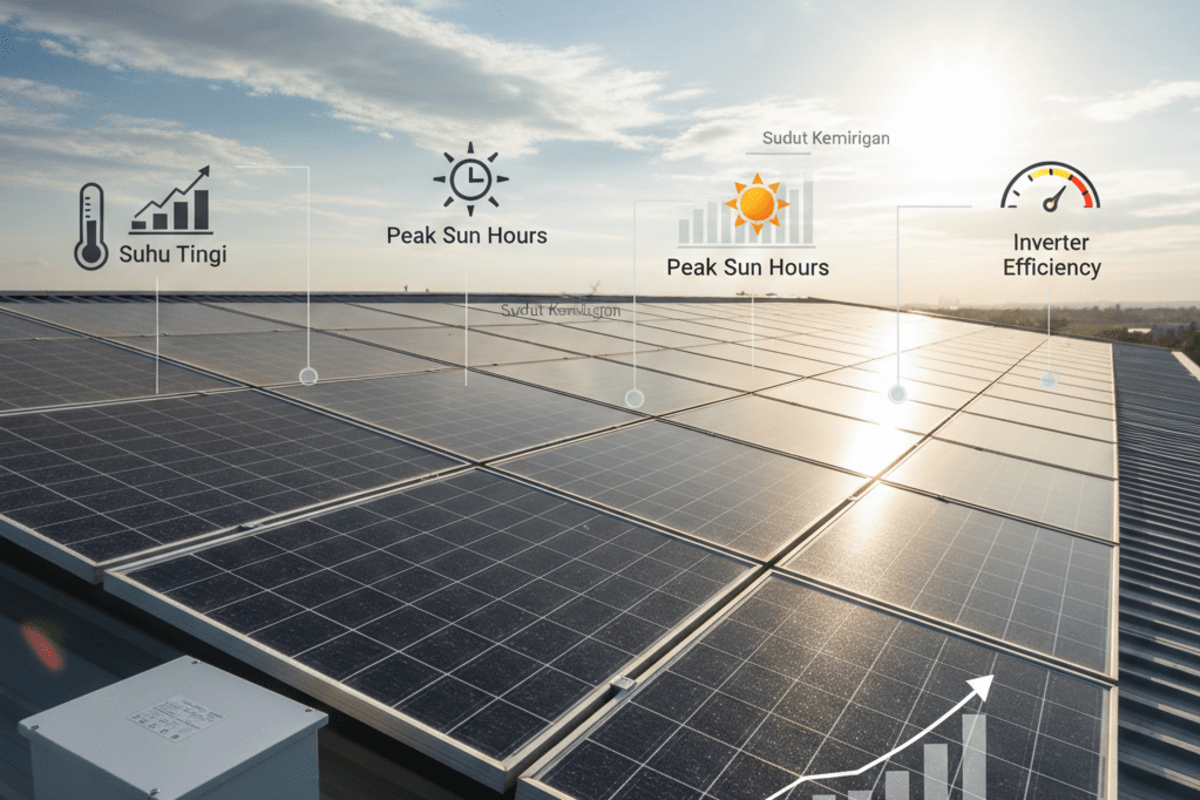 Faktor yang Mempengaruhi Efisiensi Panel Surya: Lengkap & Mudah Dipahami