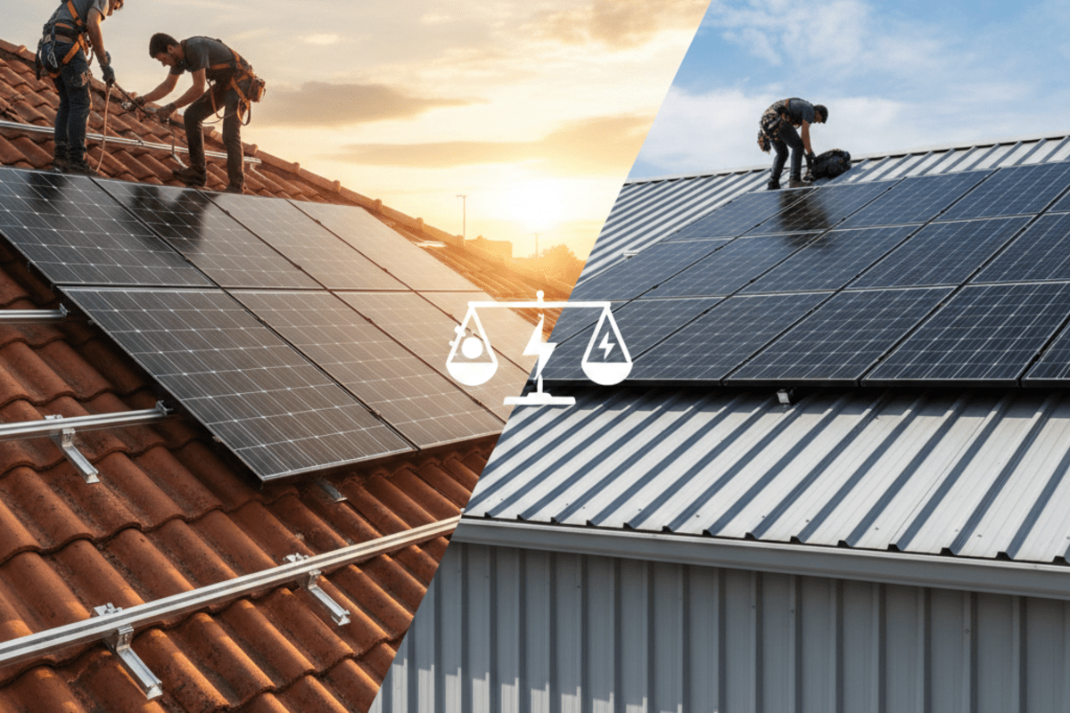 Pemasangan Panel Surya: Atap Genteng vs Atap Metal, Mana Pilihan Terbaik?