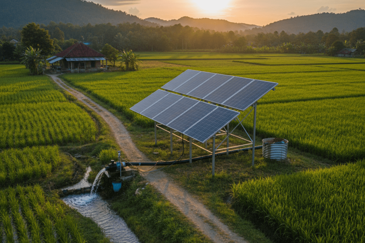 Panel Surya untuk Pompa Air: Cara Kerja, Kebutuhan Daya, dan Analisis Biaya