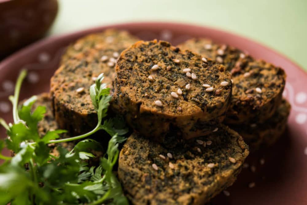 Kothimbir Vadi - additional