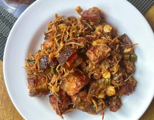 Smoked Pork with Bamboo Shoot