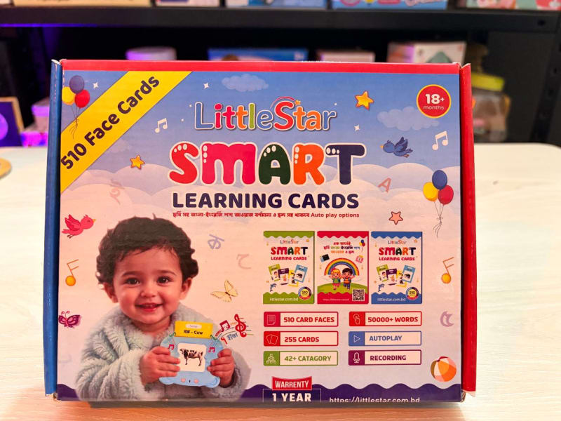 Little Star Smart Talking Flash Card for Kids - Rechargeable Learning Device - Image 4