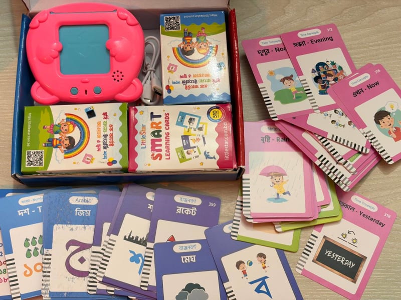 Little Star Smart Talking Flash Card for Kids - Rechargeable Learning Device - Image 3