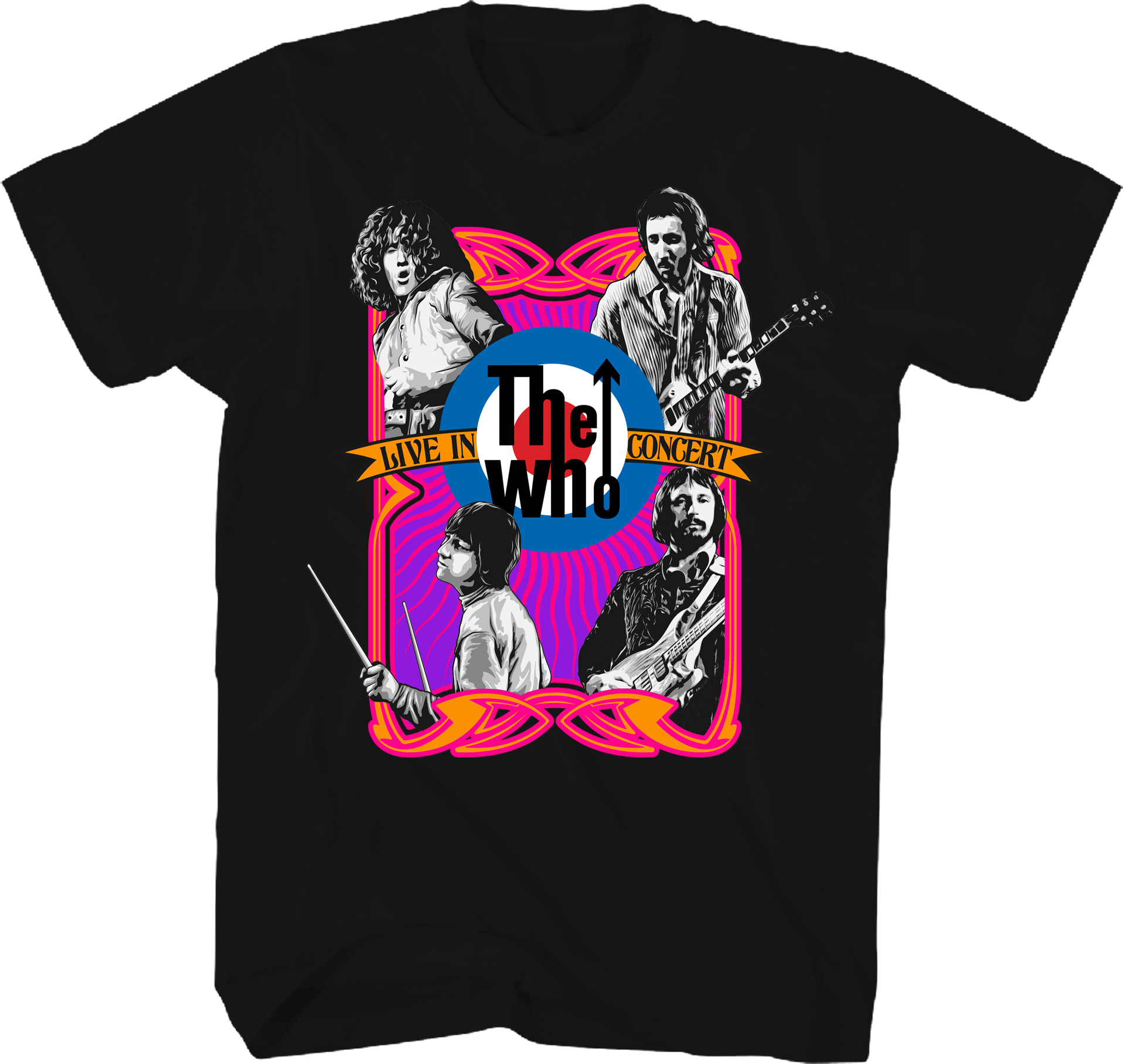 Live In Concert The Who T-Shirt