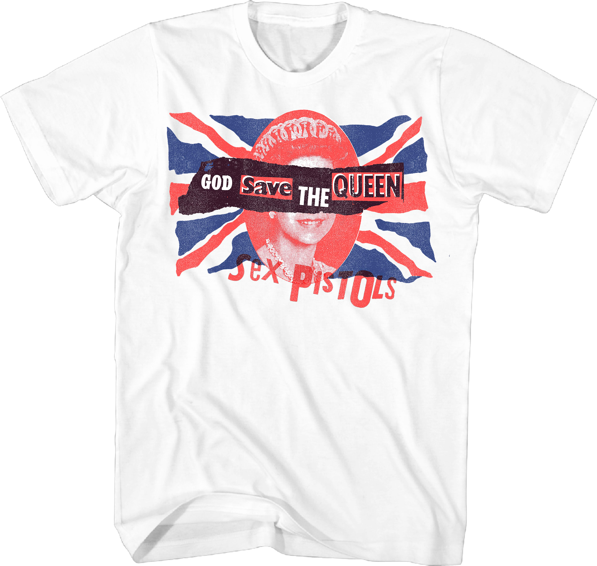 Front & Back God Save The Queen Sex Pistols T-Shirt