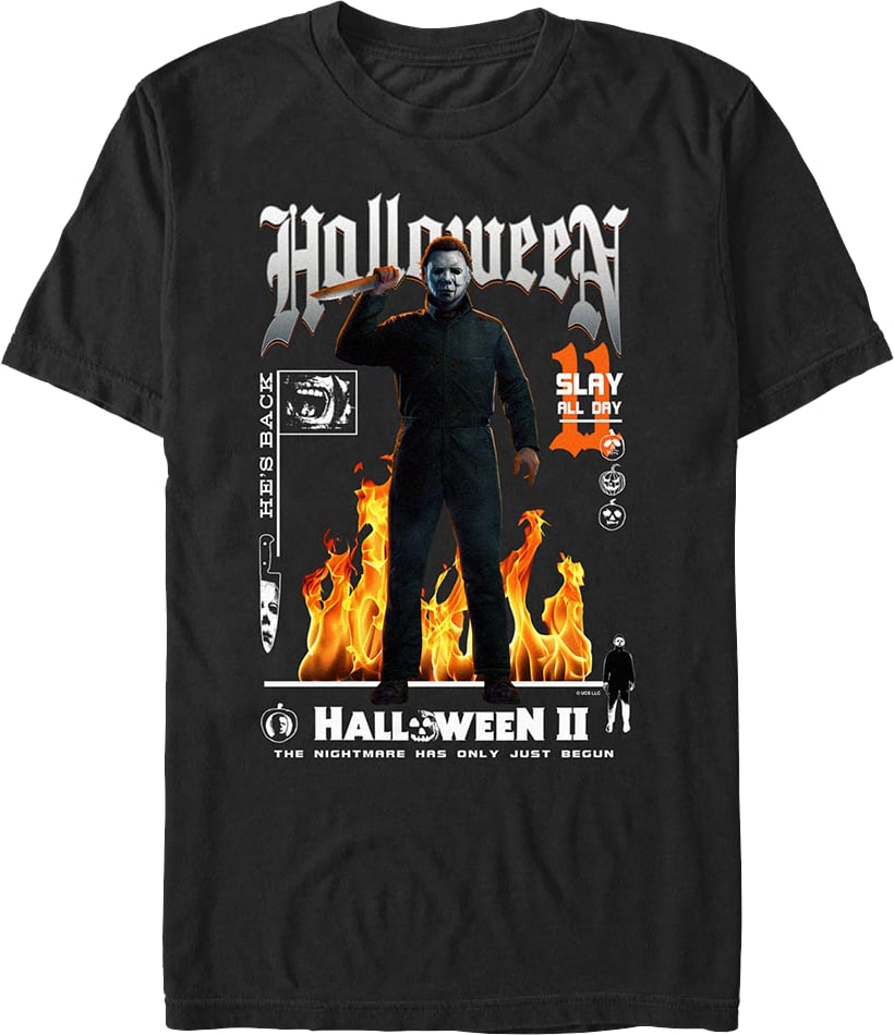 Nightmare Flames Halloween II T-Shirt