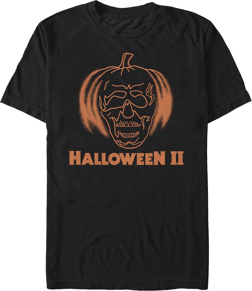 Jack-o'-Lantern Outline Halloween II T-Shirt