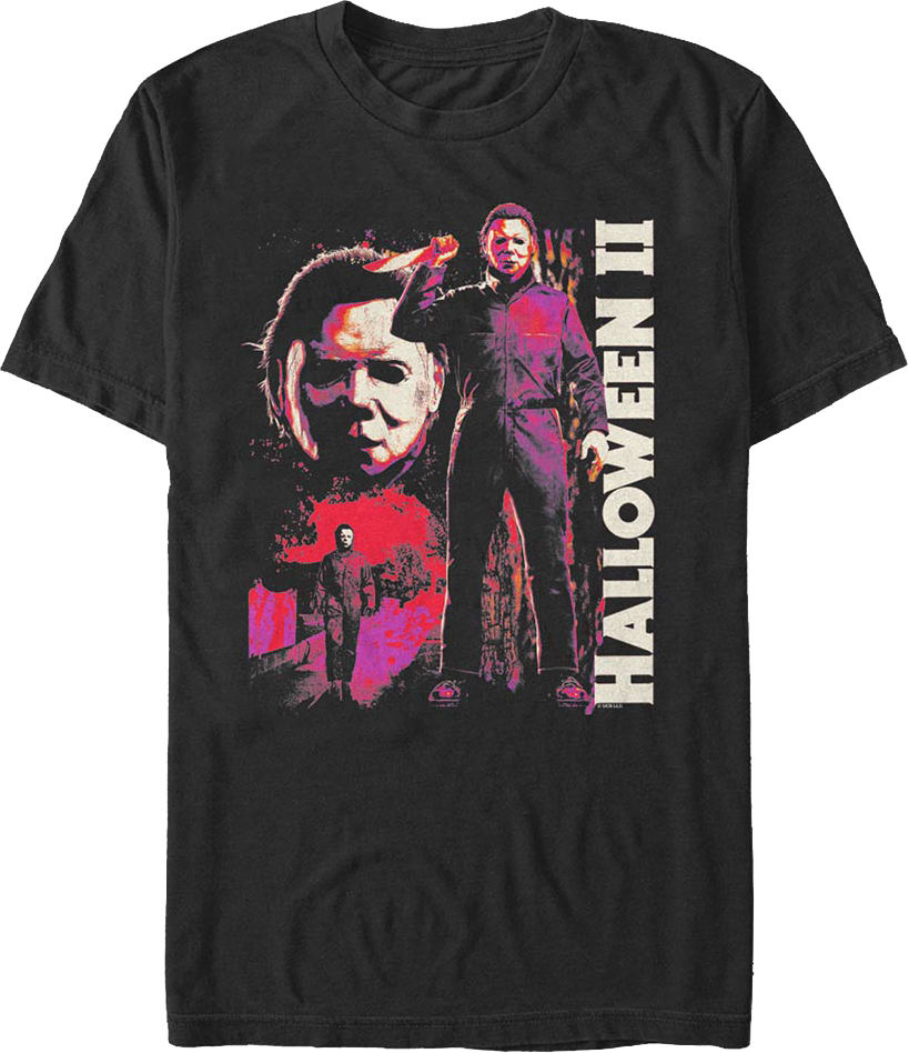 Michael Myers Collage Halloween II T-Shirt