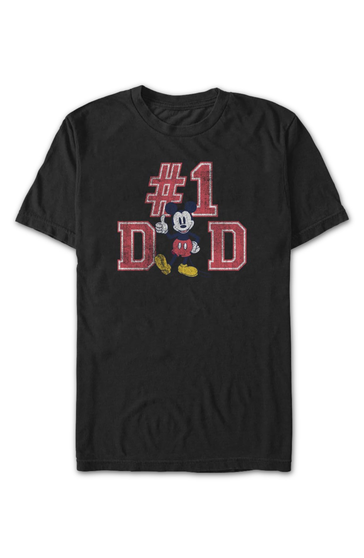 #1 Dad Mickey Mouse Disney T-Shirt