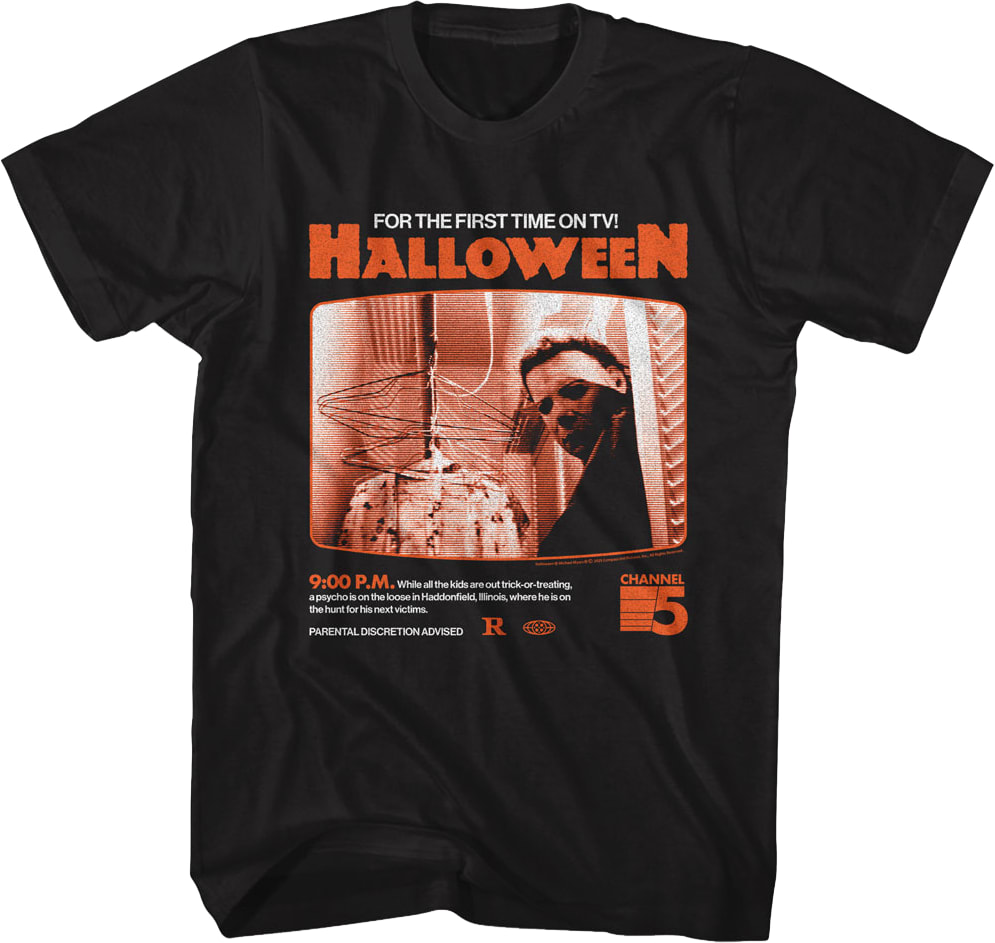 For The First Time On TV Halloween T-Shirt