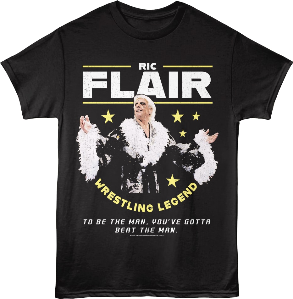 Retro To Be The Man You've Gotta Beat The Man Ric Flair T-Shirt