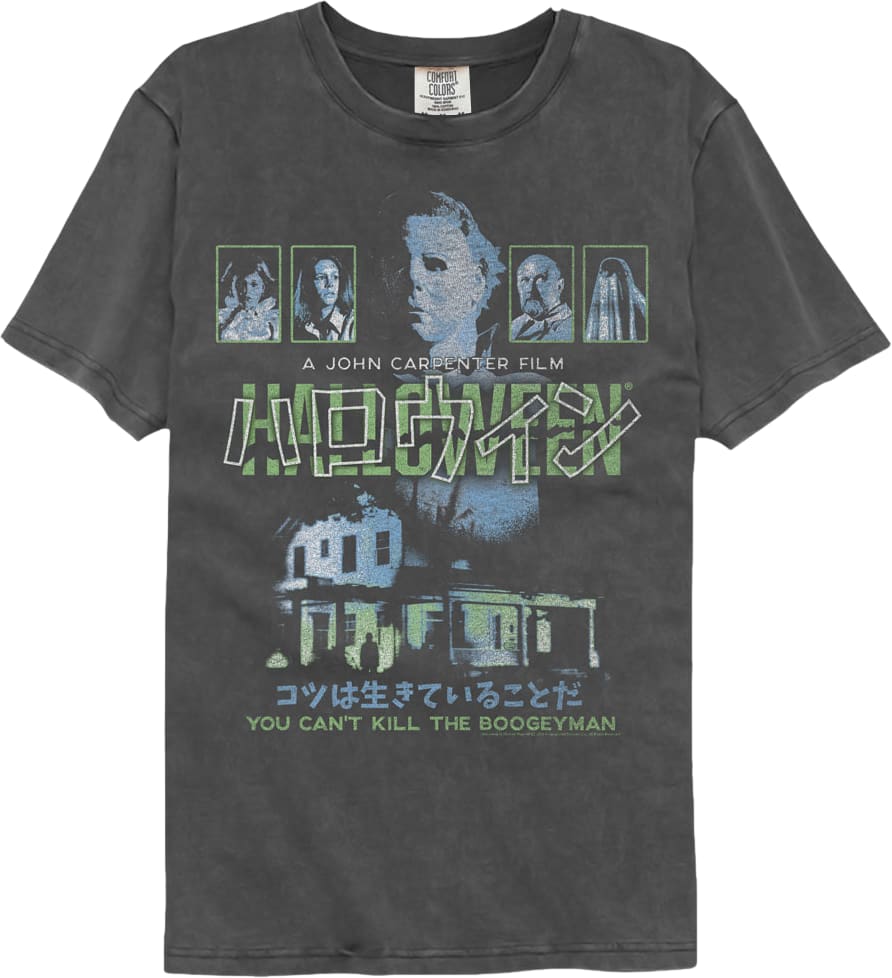 Japanese Collage Halloween Comfort Colors Brand T-Shirt