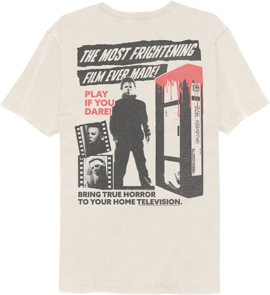 Front & Back True Horror Halloween Comfort Colors Brand T-Shirt