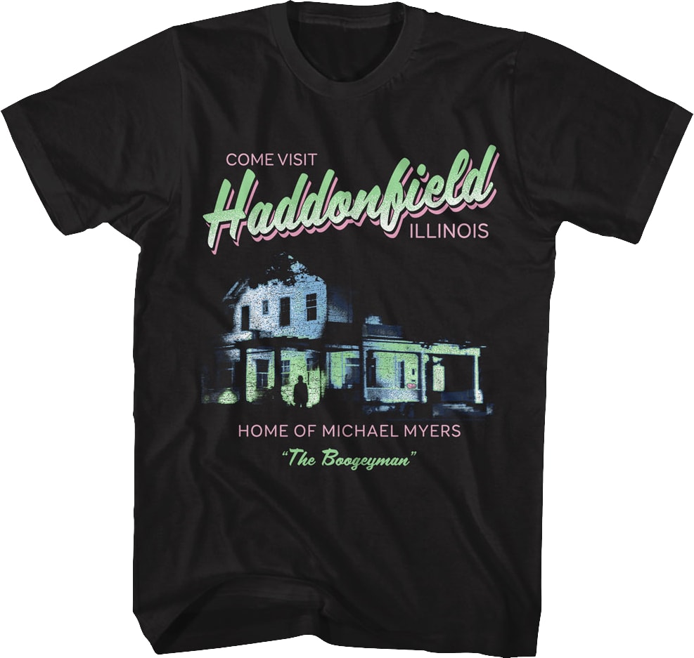 Come Visit Haddonfield Halloween T-Shirt