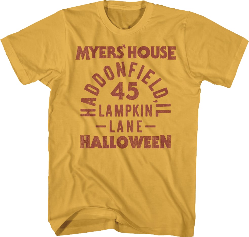 Myers' House Halloween T-Shirt