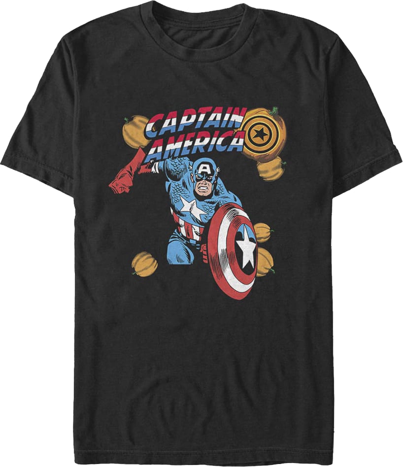 Captain America Halloween Marvel Comics T-Shirt