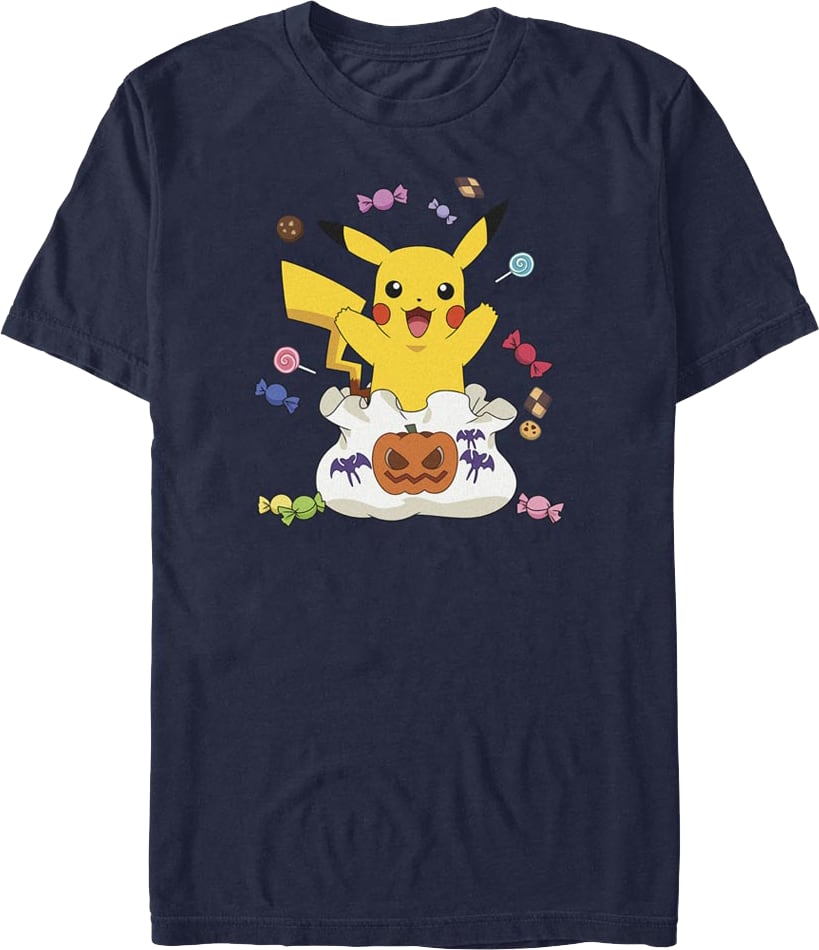 Pikachu Halloween Candy Pokemon T-Shirt