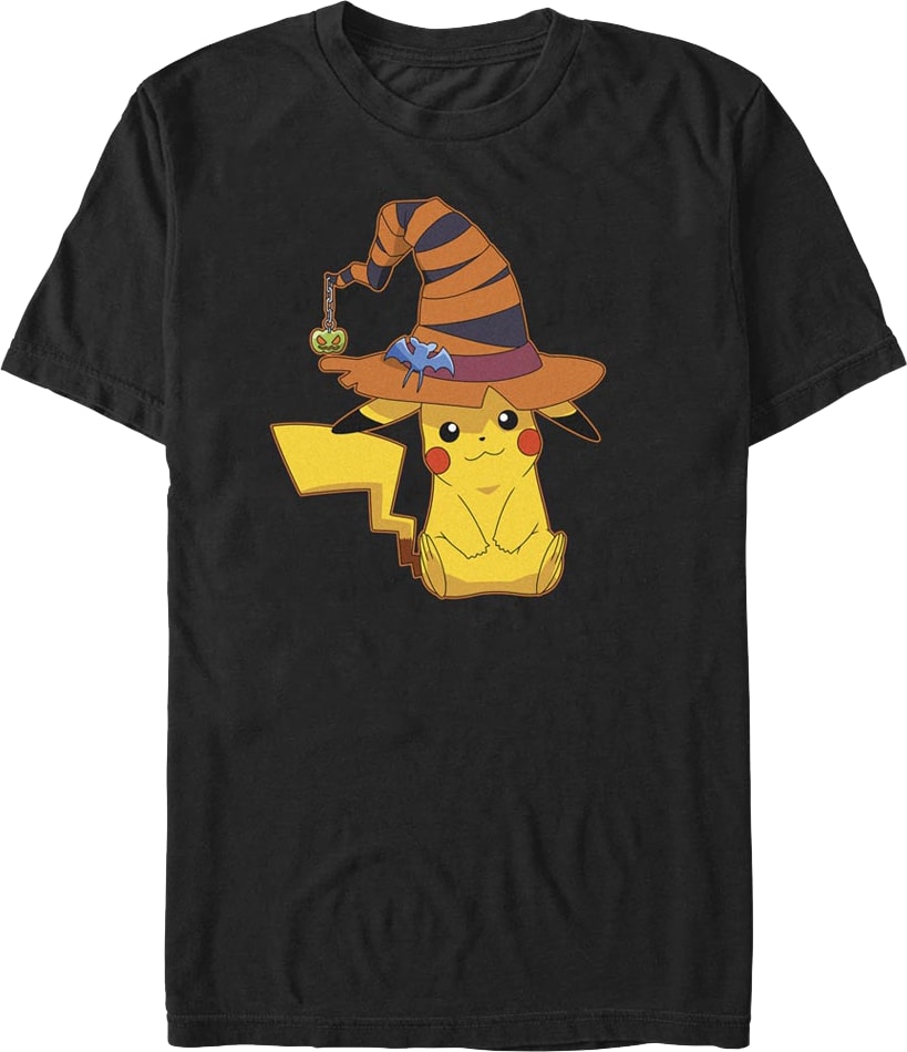 Pikachu Halloween Witch Pokemon T-Shirt