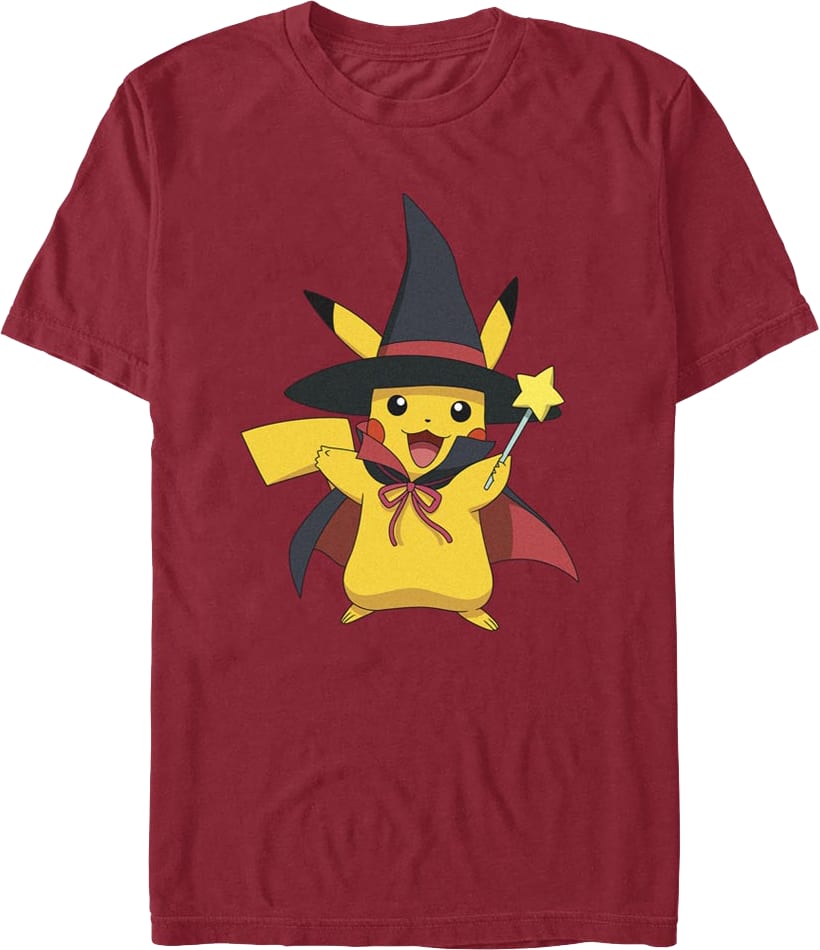 Pikachu Halloween Wizard Pokemon T-Shirt