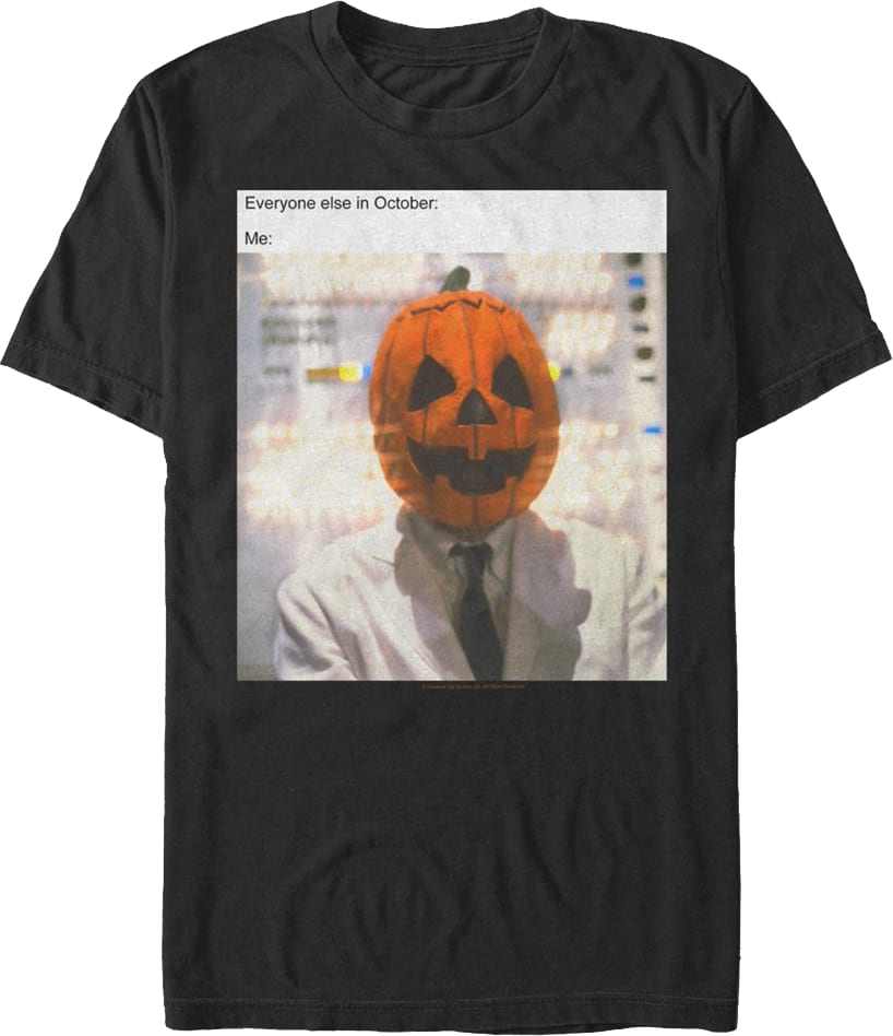 Jack-o'-Lantern Mask Meme Halloween III T-Shirt